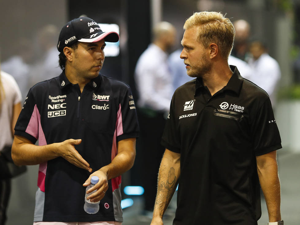 Sergio Perez, Kevin Magnussen