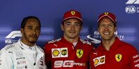 Bild zum Inhalt: Formel 1 Singapur 2019: Vettel verpasst Pole, Leclerc jubelt