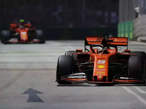 Sebastian Vettel, Charles Leclerc Titel-Bild zur News: Sebastian Vettel, Charles Leclerc