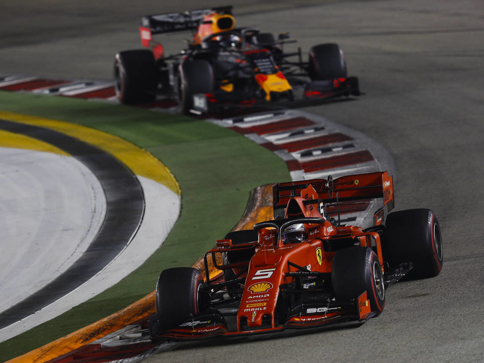 Sebastian Vettel, Max Verstappen