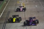 Daniil Kwjat (Toro Rosso), Daniel Ricciardo (Renault) und Lance Stroll (Racing Point) 
