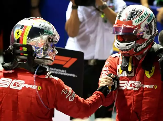 Charles Leclerc, Sebastian Vettel Titel-Bild zur News: Charles Leclerc, Sebastian Vettel