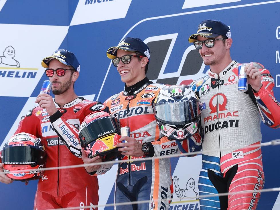 Marc Marquez, Andrea Dovizioso, Jack Miller