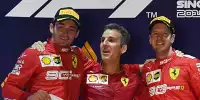 Bild zum Inhalt: Ferrari verteidigt Strategie: Vettels Singapur-Sieg nur ein Nebeneffekt