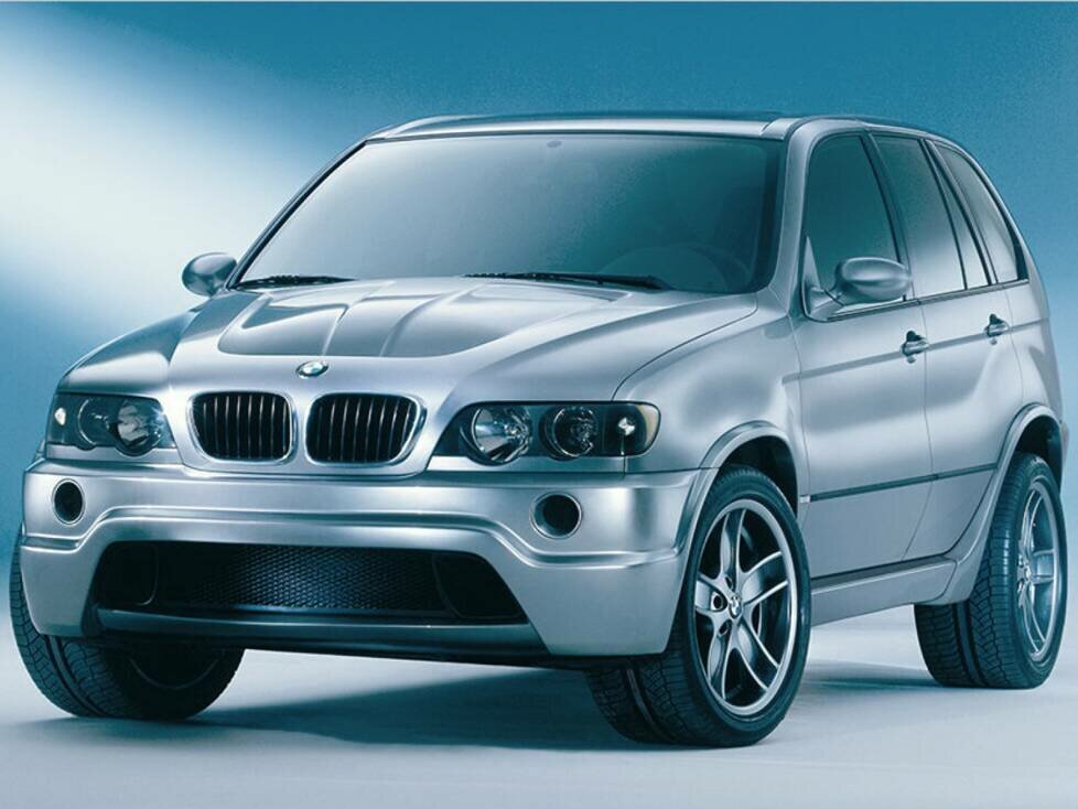 Abgesehen vom großen Lufteinlass vorne recht unauffällig: Der BMW X5 Le Mans (2000)