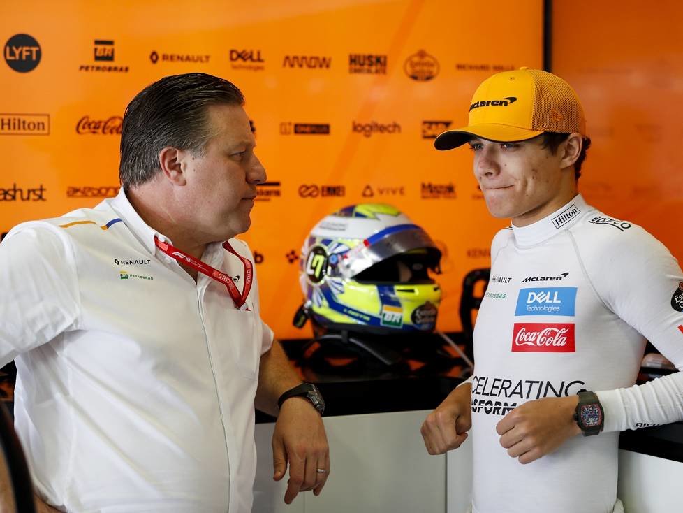 Zak Brown, Lando Norris