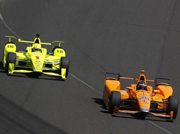 Fernando Alonso, Simon Pagenaud Fernando Alonso, Simon Pagenaud
