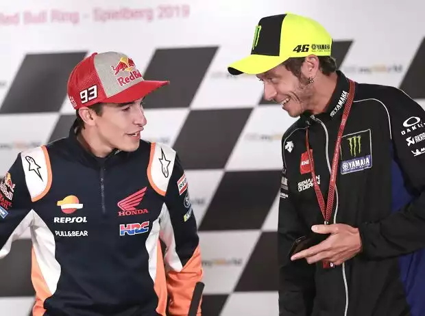Marc Marquez, Valentino Rossi Titel-Bild zur News: Marc Marquez, Valentino Rossi