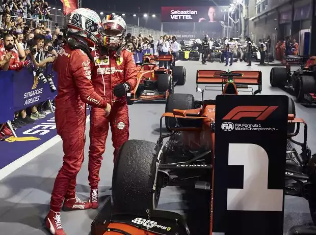 Sebastian Vettel, Charles Leclerc Titel-Bild zur News: Sebastian Vettel, Charles Leclerc