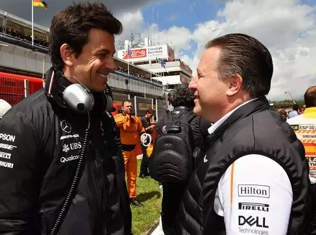 Toto Wolff, Zak Brown Titel-Bild zur News: Toto Wolff, Zak Brown