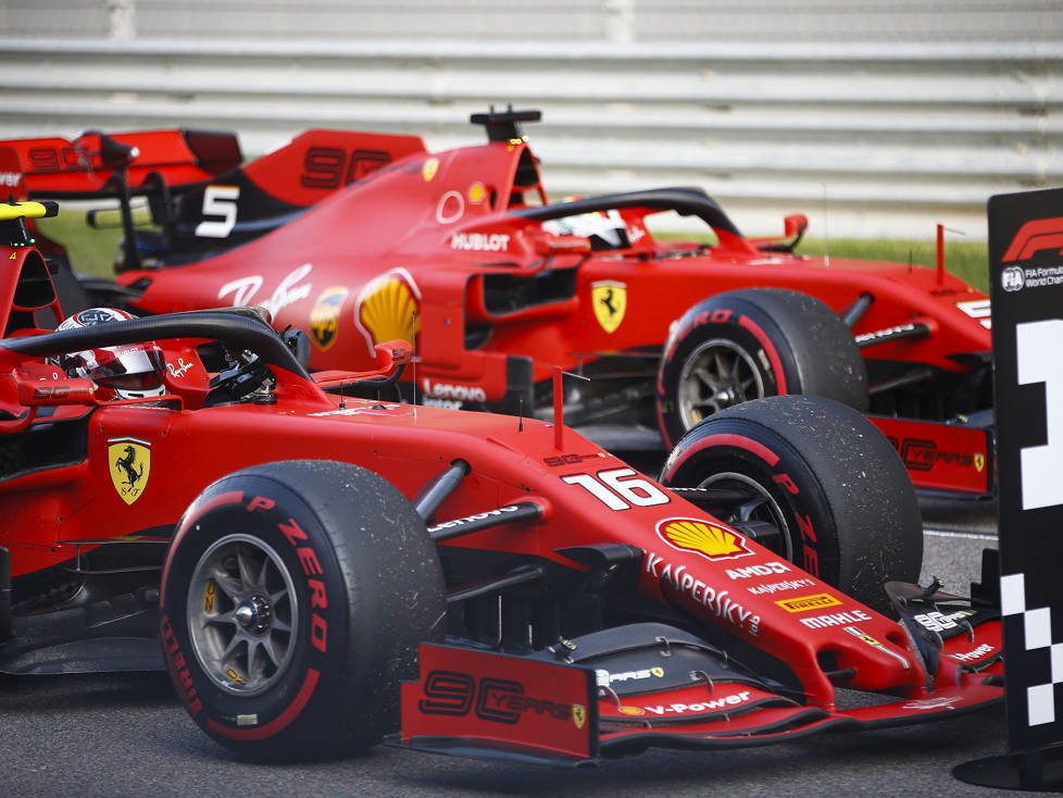 Charles Leclerc, Sebastian Vettel