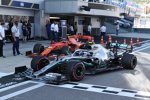 Charles Leclerc (Ferrari) und Valtteri Bottas (Mercedes) 