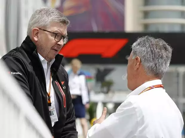 Titel-Bild zur News: Ross Brawn, Chase Carey
