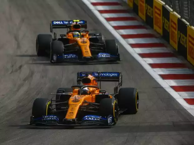 Titel-Bild zur News: Carlos Sainz, Lando Norris