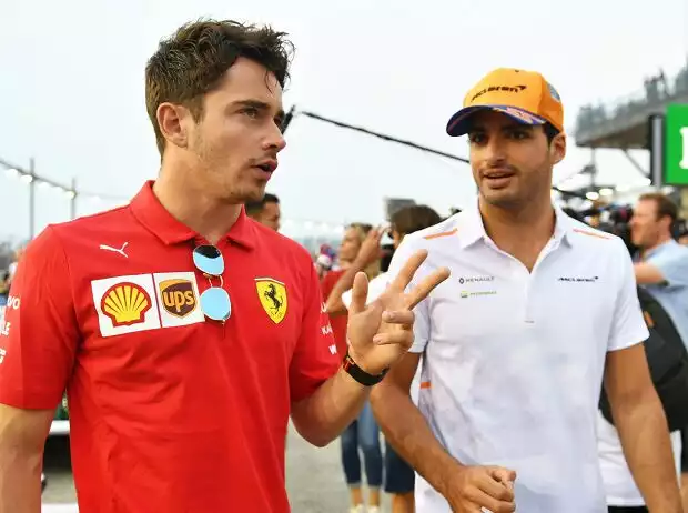 Charles Leclerc, Carlos Sainz Titel-Bild zur News: Charles Leclerc, Carlos Sainz