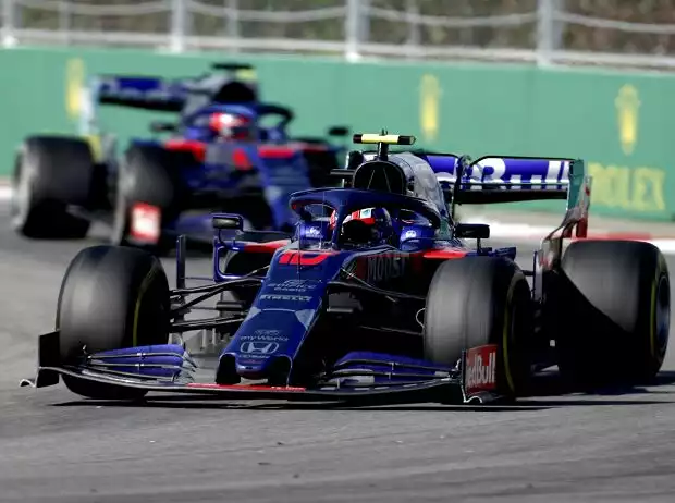 Pierre Gasly, Daniil Kwjat Titel-Bild zur News: Pierre Gasly, Daniil Kwjat