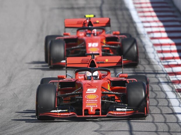 Sebastian Vettel, Charles Leclerc Sebastian Vettel, Charles Leclerc