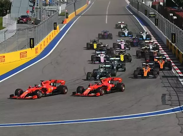 Sebastian Vettel, Charles Leclerc, Lewis Hamilton, Carlos Sainz, Valtteri Bottas, Lando Norris Titel-Bild zur News: Sebastian Vettel, Charles Leclerc, Lewis Hamilton, Carlos Sainz, Valtteri Bottas, Lando Norris