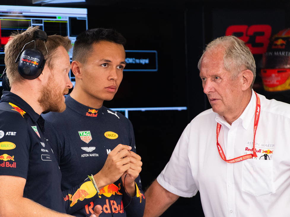 Alexander Albon, Helmut Marko