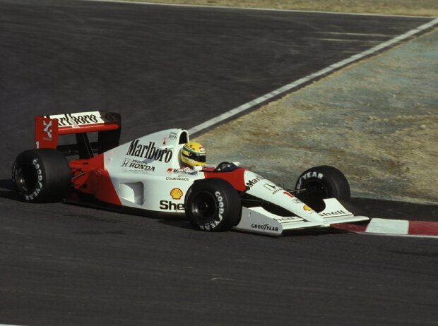 Titel-Bild zur News: Ayrton Senna, McLaren MP4/6