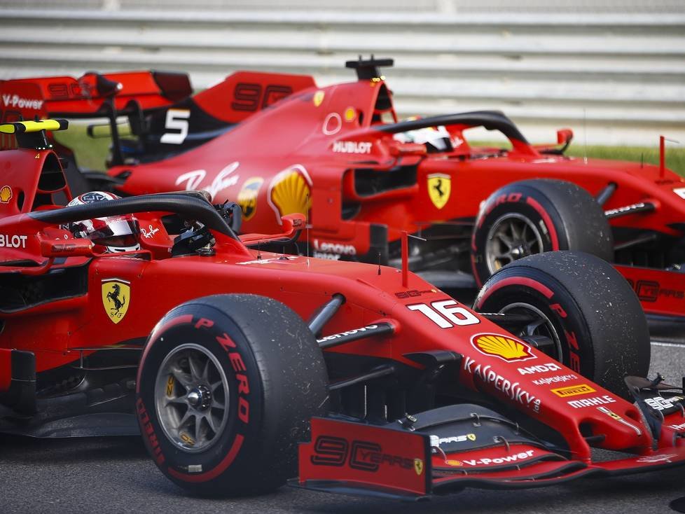 Charles Leclerc, Sebastian Vettel