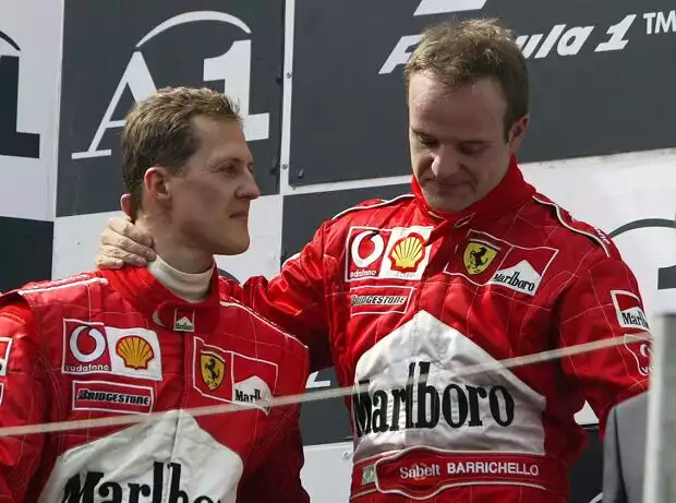Titel-Bild zur News: Michael Schumacher, Rubens Barrichello
