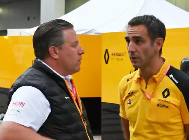 Titel-Bild zur News: Zak Brown, Cyril Abiteboul