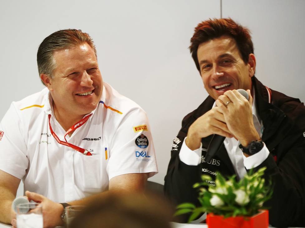 Zak Brown, Toto Wolff