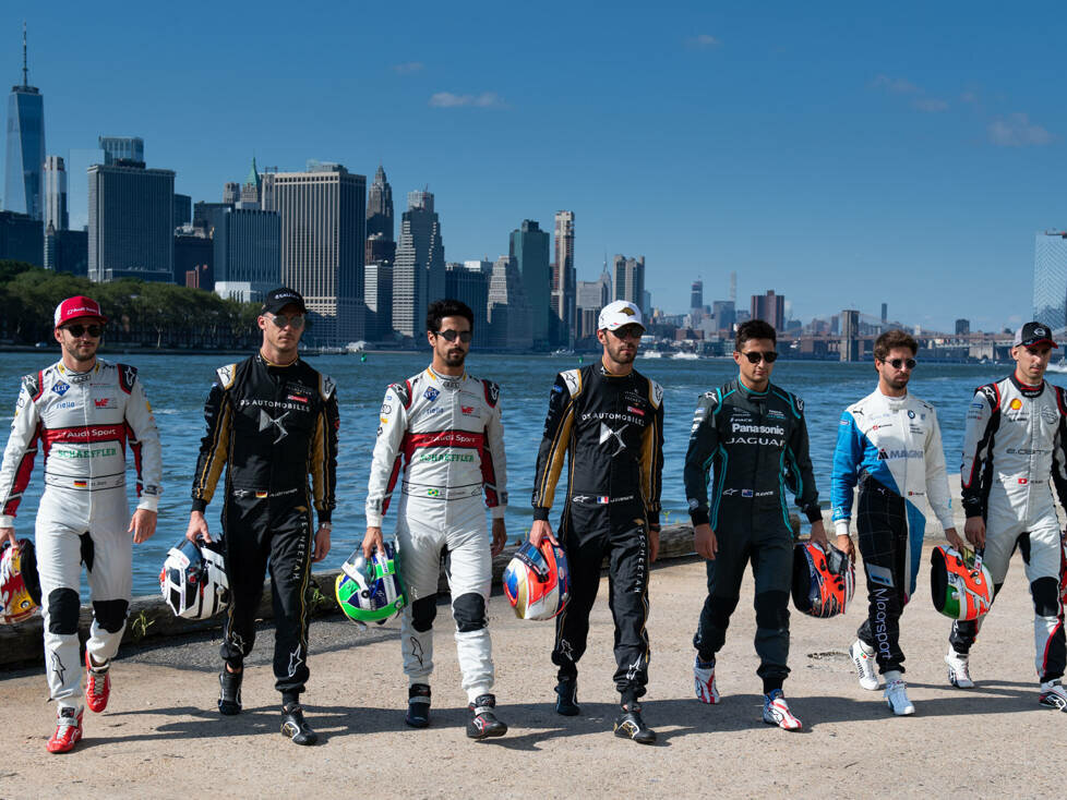 Daniel Abt, Andre Lotterer, Lucas di Grassi, Jean-Eric Vergne, Mitch Evans, Antonio Felix da Costa, Sebastien Buemi