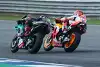 Bild zum Inhalt: "Frustriert, aber glücklich": Quartararo unterliegt Marquez in letzter Kurve