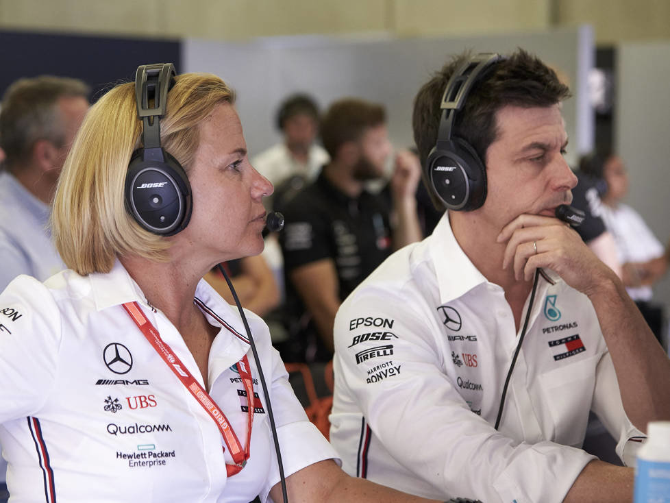 Britta Seeger und Toto Wolff