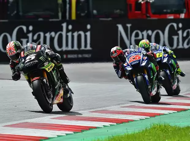 Johann Zarco, Maverick Vinales, Valentino Rossi Titel-Bild zur News: Johann Zarco, Maverick Vinales, Valentino Rossi