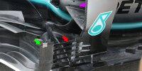 Bild zum Inhalt: Formel-1-Technik Suzuka: Mercedes rüstet bei Bargeboards nach