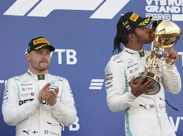 Valtteri Bottas, Lewis Hamilton Titel-Bild zur News: Valtteri Bottas, Lewis Hamilton