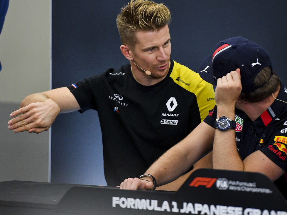 Nico Hülkenberg, Max Verstappen, Charles Leclerc