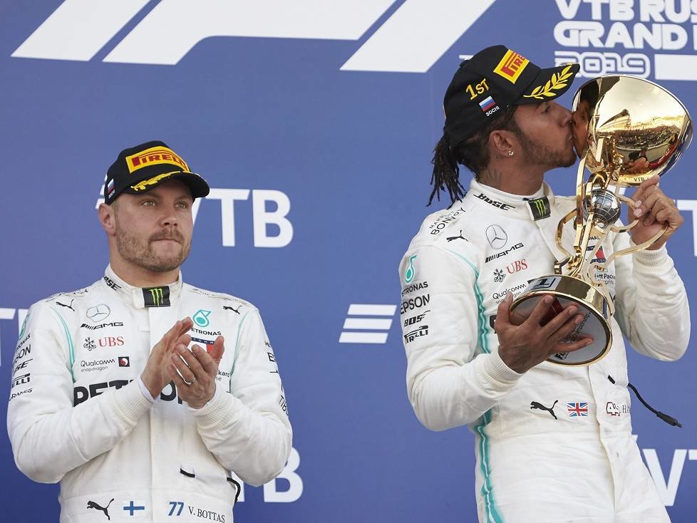 Valtteri Bottas, Lewis Hamilton