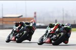 Jonathan Rea vor Leon Haslam