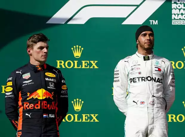 Titel-Bild zur News: Max Verstappen, Lewis Hamilton