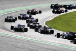 Lewis Hamilton (Mercedes), Carlos Sainz (McLaren), Lando Norris (McLaren), Alexander Albon (Red Bull), Pierre Gasly (Toro Rosso), Nico Hülkenberg (Renault) und Lance Stroll (Racing Point) 