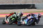 Alex Lowes vor Leon Haslam