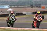Alvaro Bautista vor Jonathan Rea 