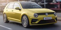2020 VW Golf Retro Rendering