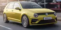 2020 VW Golf Retro Rendering