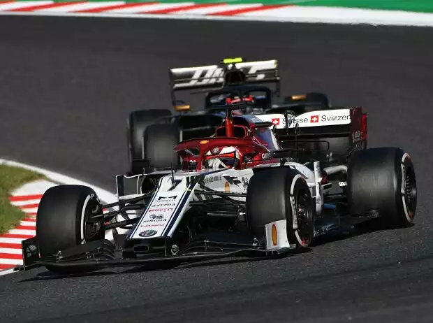 Kimi Räikkönen, Kevin Magnussen Titel-Bild zur News: Kimi Räikkönen, Kevin Magnussen