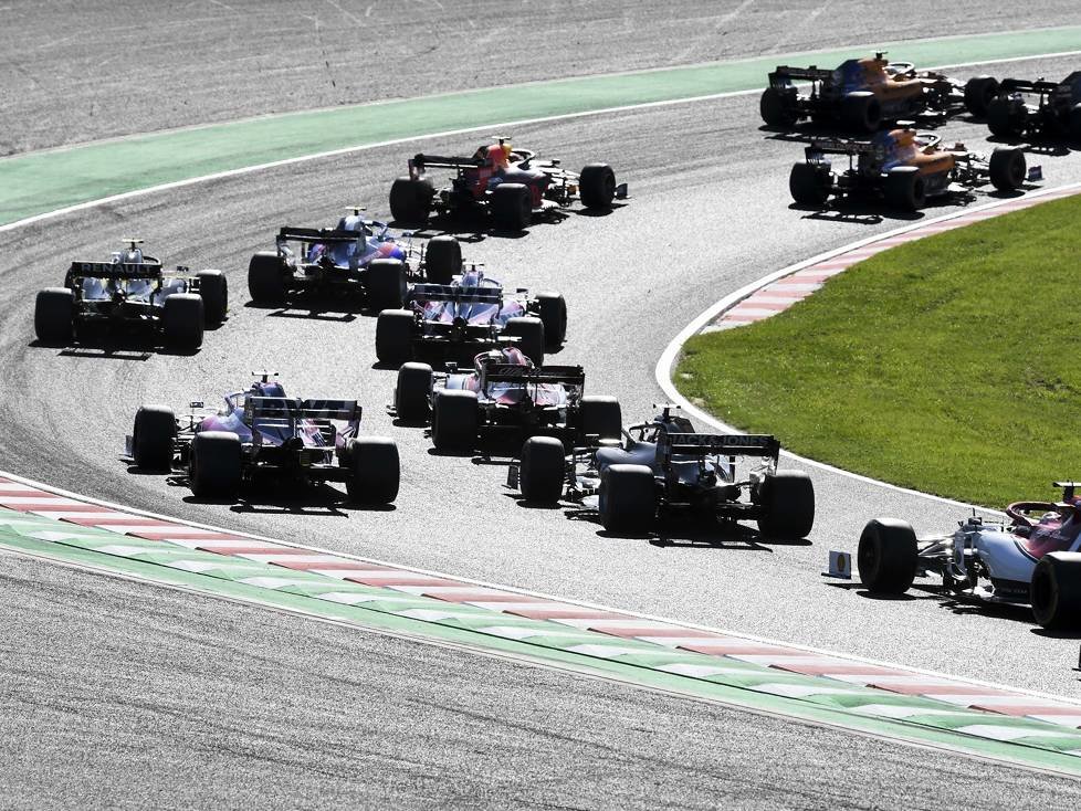 Lewis Hamilton, Carlos Sainz, Lando Norris, Alexander Albon, Pierre Gasly, Nico Hülkenberg, Lance Stroll