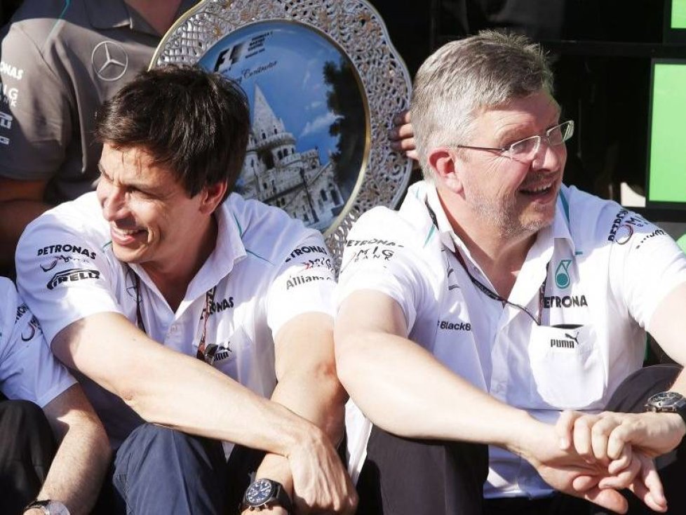 Toto Wolff, Ross Brawn