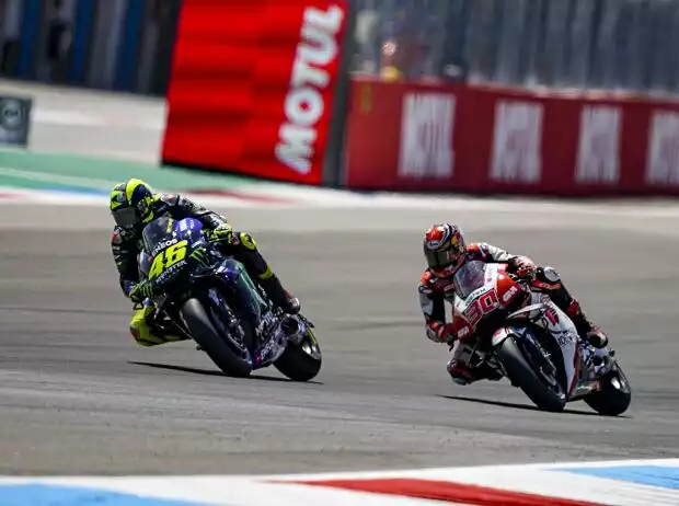 Valentino Rossi, Takaaki Nakagami Titel-Bild zur News: Valentino Rossi, Takaaki Nakagami