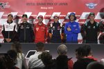 Maverick Vinales (Yamaha), Andrea Dovizioso (Ducati), Marc Marquez (Honda), Alex Rins (Suzuki) und Fabio Quartararo (Petronas Yamaha) 