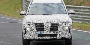 Hyundai Tucson (2020) auf dem Nürburgring erwischt