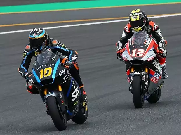 Luca Marini, Thomas Lüthi Titel-Bild zur News: Luca Marini, Thomas Lüthi